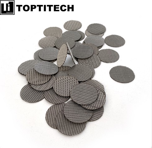 Filtre fritté de grillage d'acier inoxydable de 5 couches