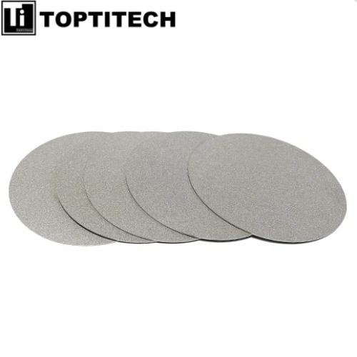 Plaque poreuse de métallurgie des poudres de titane de TopTiTech