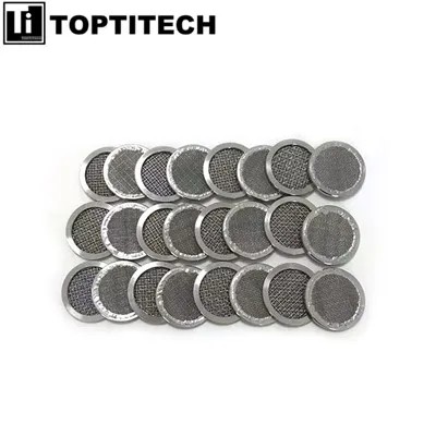 Disque filtrant multicouche en acier inoxydable avec bordure