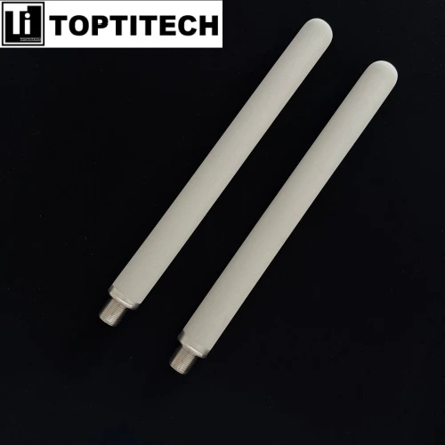 3/4" cartouche filtrante de poudre SS316L agglomérée par fil mâle pour la filtration de circulation de boue de CMP