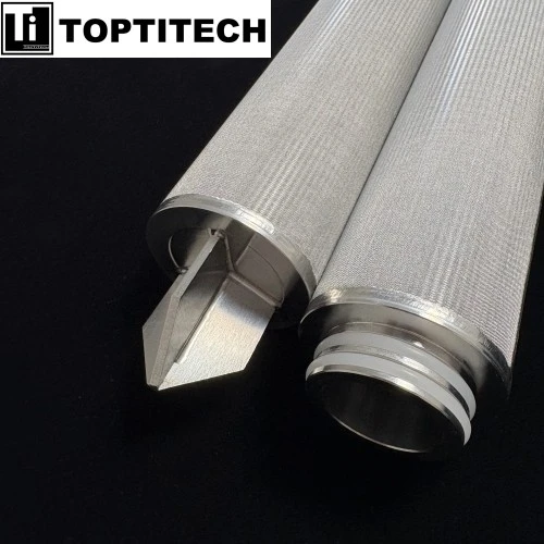 75μm 222-Fin Interface Stainless Steel Mesh Filter For Hydraulic Oil Filtration suppliers