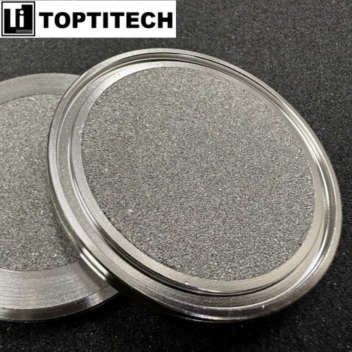 Porous Stainless Steel Filter With Steel Sealing Ring