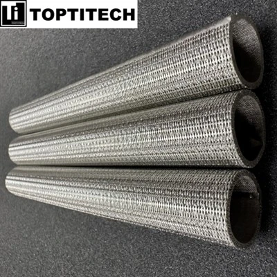 Tube Filtrant En Maille Métallique En Acier Inoxydable Fritté à 5 Couches – 30 Microns